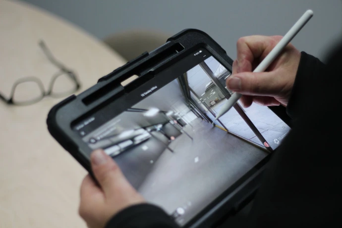 digital twin on tablet